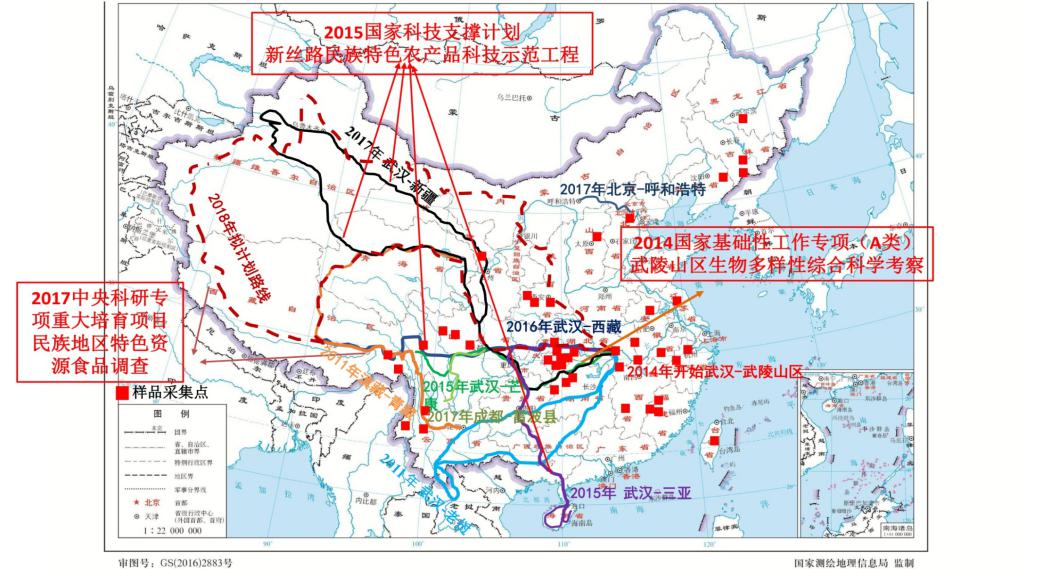 说明:黄文考察地图1